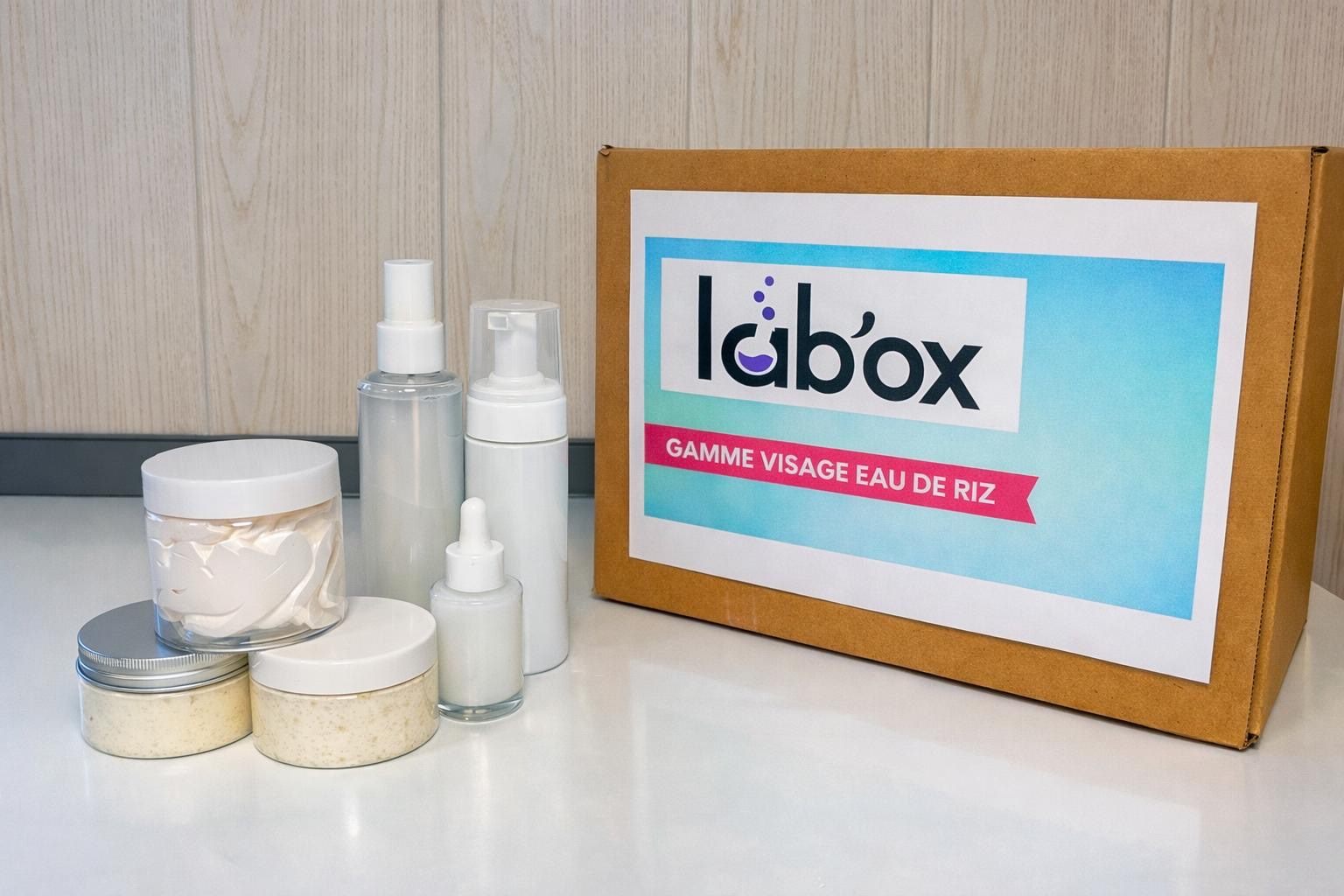 Produits de la gamme visage Eau de riz